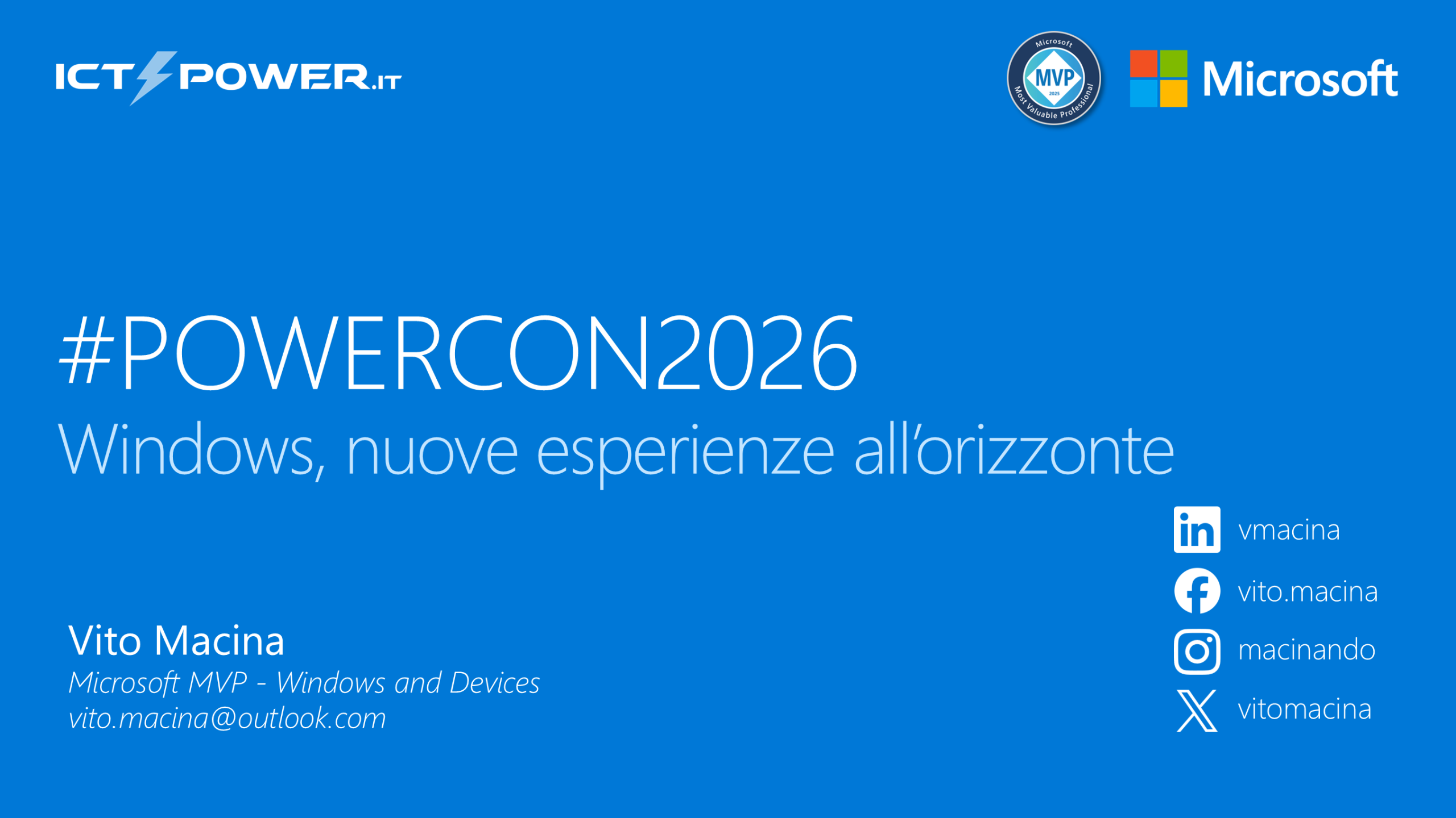 Windows, nuove esperienze all’orizzonte – Vito Macina